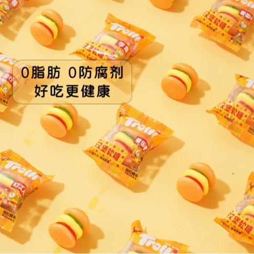 口力 汉堡橡皮糖 108g/袋 商品图2