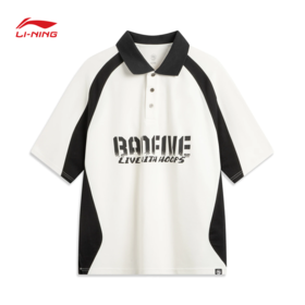 【2XL断码】李宁反伍BADFIVE男子短袖POLO衫APLV011【库存有限，如无货将做退款，介意慎拍！】