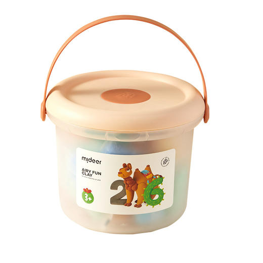 六一儿童节礼物【弥鹿儿童轻泥】乐轻粘土糖果色彩泥黏土 橡皮泥幼儿园DIY玩具 商品图4