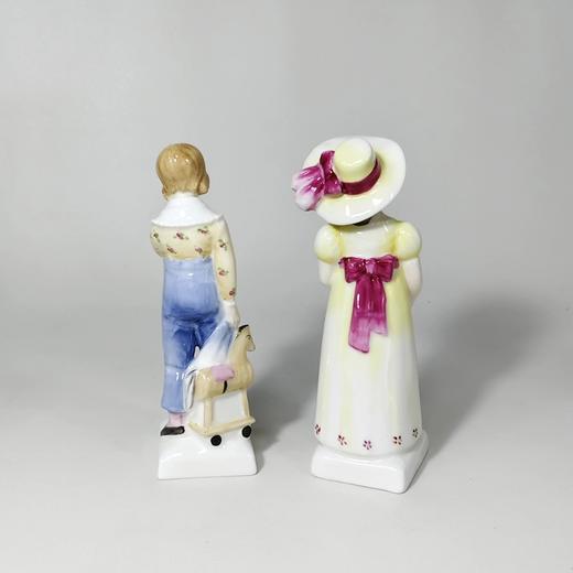 英国皇家道尔顿瓷偶，Kate Greenaway系列，70年代作品，微瑕 商品图1