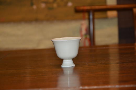 手工定窑 竹风听雪品茗杯 玄月品茗杯 定瓷风雅 商品图6