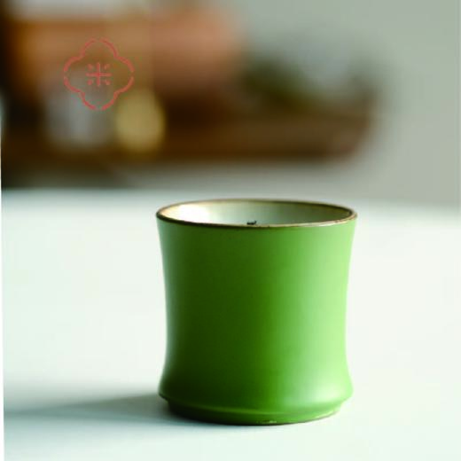 米马杂货 中式香氛  陶瓷绿杯 天然豆蜡香精蜡烛 桂花 昆仑煮雪 梅水煎茶 青竹 栀子花5枚入 商品图4