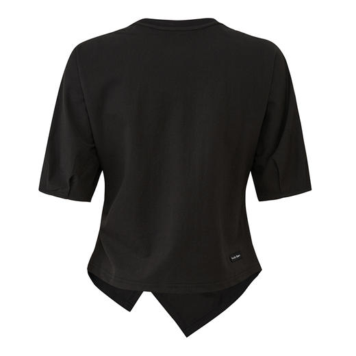 【2件9折】【Petit Bari】(多色)不对称解构设计扭结短袖上衣 商品图5