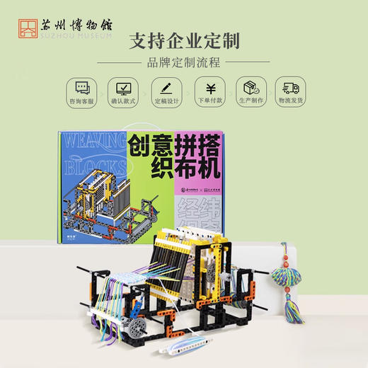 苏州博物馆 创意拼搭织布机 商品图4