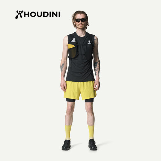 HOUDINI胡丁尼 Pace Air Tank 空速 男款户外透气轻量速干无袖背心860021 商品图5