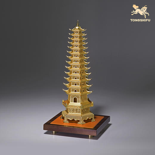 铜师傅《花丝状元塔》客厅桌面铜塔摆件，家居装饰中考高考礼物 商品图4