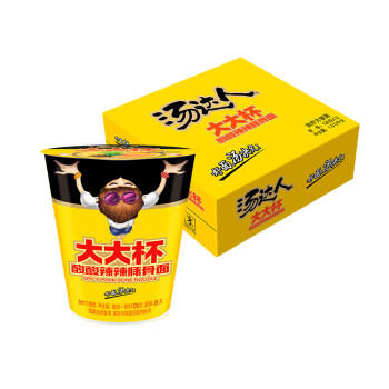 统一汤达人 大大杯酸酸辣辣豚骨面杯面126g*12杯泡面新老包装随机发货 /粮油调味 /方便食品 /方便面 商品图1