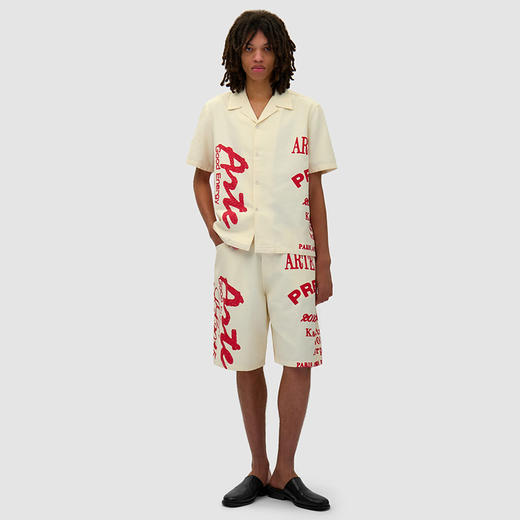 Arte RED PRINT SHIRT 印花宽松短袖衬衫 商品图2