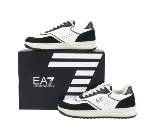 【上新特惠秒】Armani EA7 男士百搭舒适 软弹轻便 熊猫色真皮 运动休闲鞋12374 商品图10