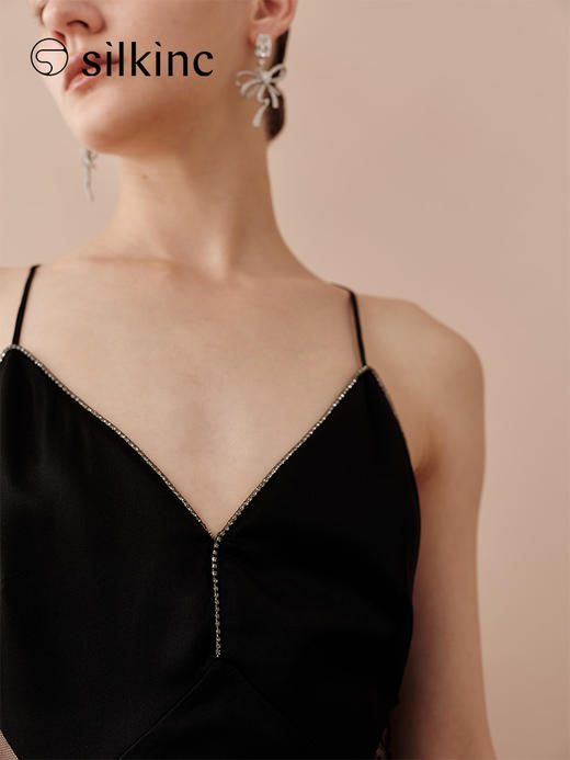 丝所｜24W026A 蕾丝小礼裙［ 黑 ] 商品图4