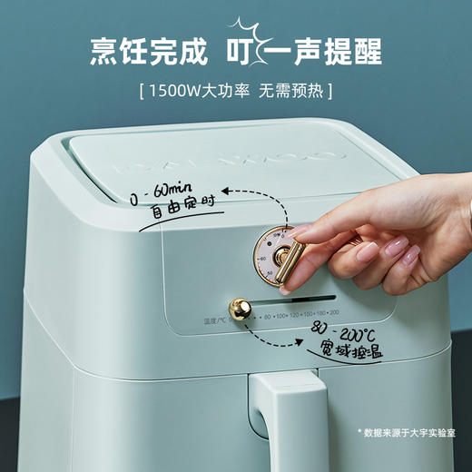 大宇 空气炸锅K11 5L大容量 一锅多用 满足一家日常料理 72小时发货 商品图3