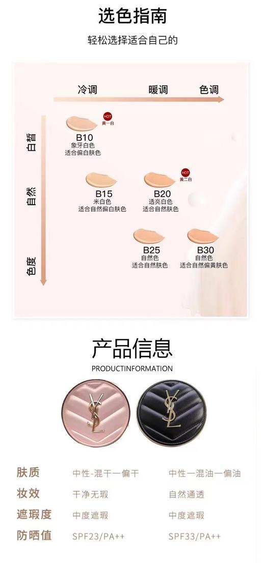 圣罗兰新明彩轻垫粉底液 商品图4