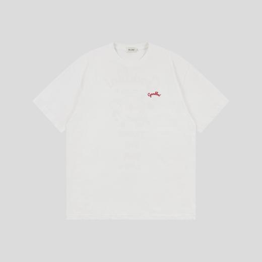 GOODBAI 丘比特小天使图案印花oversize短袖T恤 商品图1