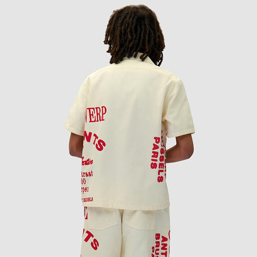 Arte RED PRINT SHIRT 印花宽松短袖衬衫 商品图1