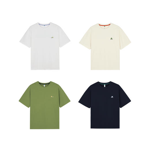 【出游季特惠】ACMEITEM爱棵米 户外印花短袖透气宽松T恤上衣男女GAG3440208C 商品图4