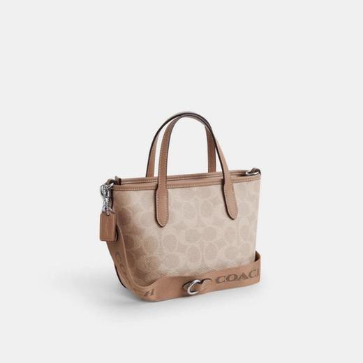  【送礼盒礼袋 】COACH/蔻驰 经典老花mini city 15小号单肩斜挎手提包托特包  香港直邮 商品图6