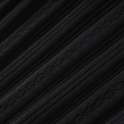 「高货wl」全新升级【铂金会员220/天猫299/差价79】(10614)洛诗琳法式轻奢气质镶钻圆领钩花修身显瘦短袖针织上衣 商品图4