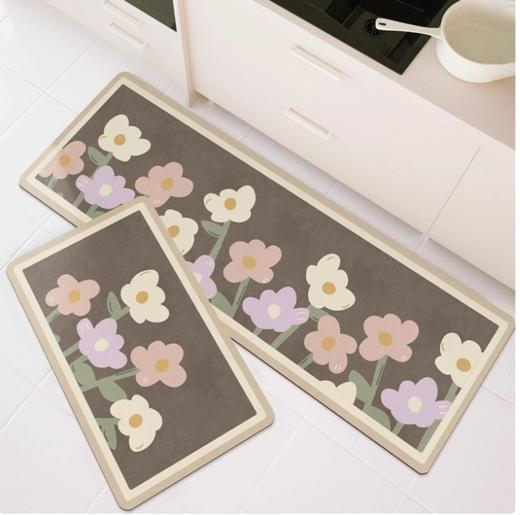 慢说硅藻泥厨房地垫|快速吸水，防滑稳固，可厨房浴室多场地使用 商品图2