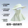 素湃Supield面颈一体防晒面罩女全脸防紫外线脸基尼帽檐可拆口罩F3508 商品缩略图1