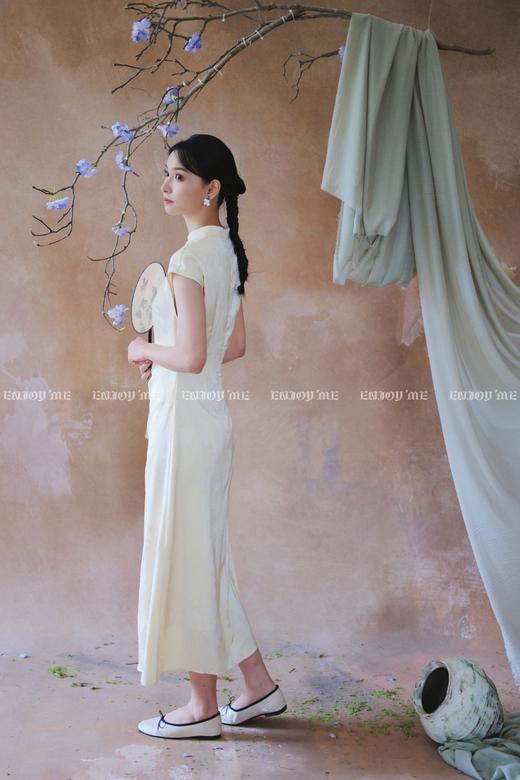 【门店同款】ENJOY夏季云敛-“鸾衿折桂”花衔风香中式旗袍 162552844 商品图6