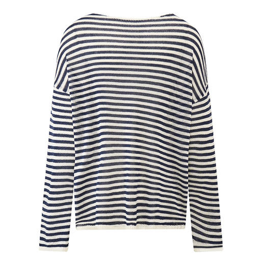 【2件9折】【Petit Bari】(多色)慵懒薄款莱赛尔亚麻长袖针织罩衫 商品图7