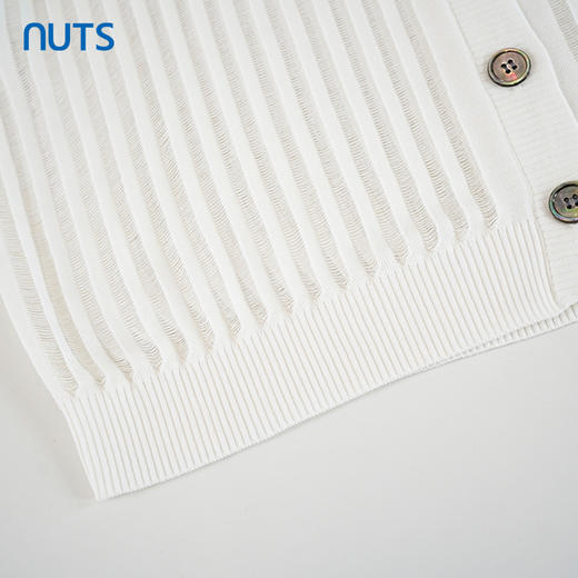 NUTS夏季新品V领纯色时尚气质宽松短外套428053485 商品图3