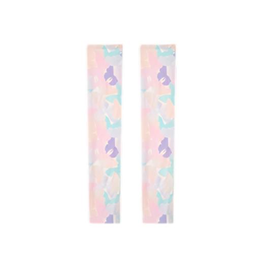 shukiku 儿童 无痕超薄防晒冰袖 粉色蝴蝶 M码 (5-9岁) 商品图0