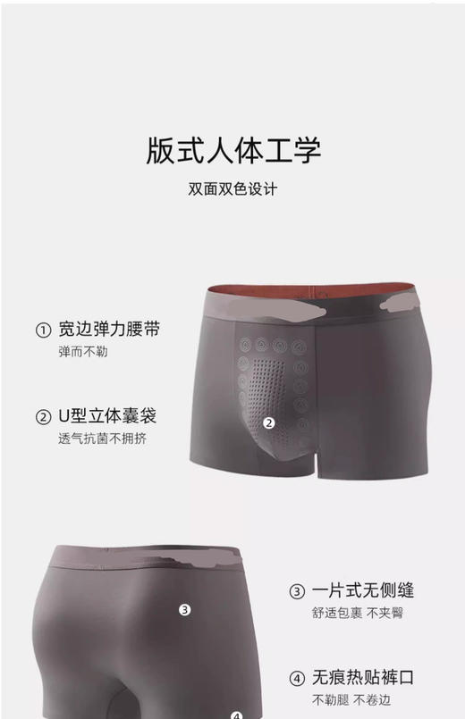 裁缝学苑MS10男士平角内裤纸样男装四角裤样板图纸版型 商品图3