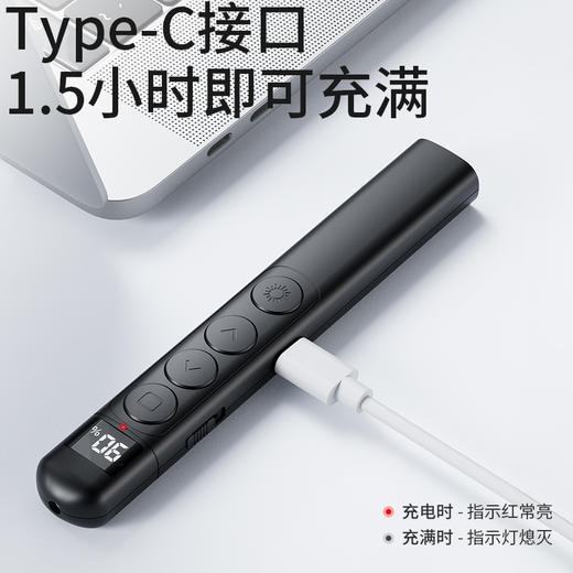 神火翻页激光笔手电筒迷你便携红激光远射售楼演讲会议教学指示笔LED 商品图3