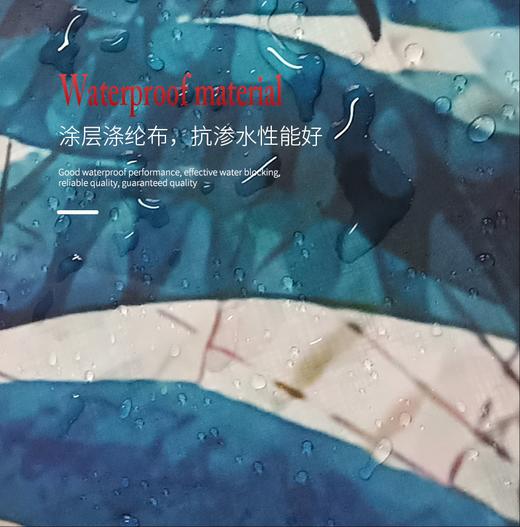 羽笑手绘火烈鸟浴帘180*180 商品图4