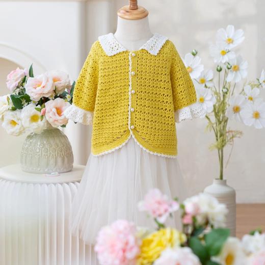 苏苏姐家轻云短袖开衫手工diy编织钩针毛线团自制衣服材料包 商品图1