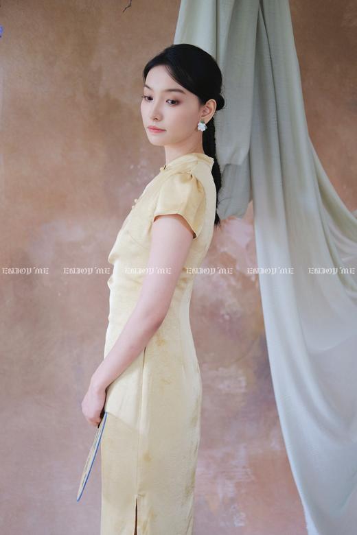 【门店同款】ENJOY夏季云敛-“鸾衿折桂”花衔风香中式旗袍 162552844 商品图4