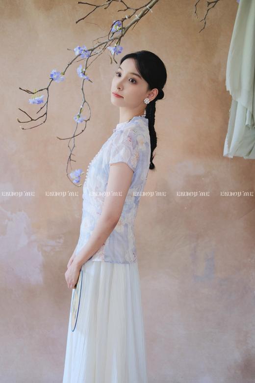 【门店同款】ENJOY夏季云敛-“鸾衿折桂”晚风清梦中式旗袍 162451613 商品图6