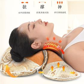 【凉感冰丝藤席枕】新款艾草骨头凉席枕家用艾草枕凭借骨头枕冰丝夏凉枕。ry