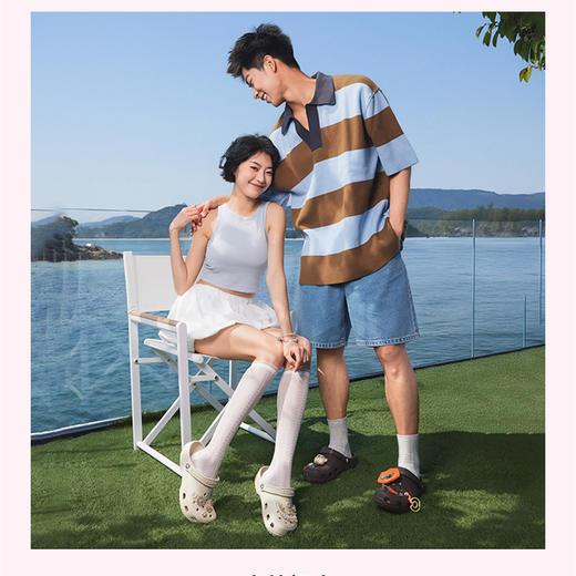 【檀健次同款 下单即赠6枚智必星】Crocs卡骆驰经典洞洞鞋 沙滩鞋包头拖鞋  男女同款 商品图5