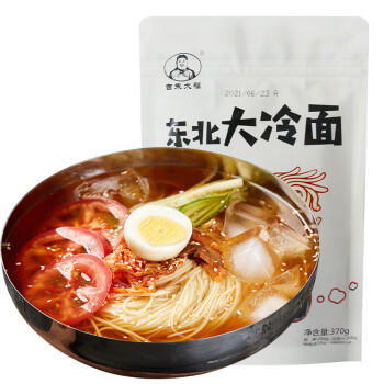 吉朱大福 东北大冷面370g 含调料正宗朝鲜延吉特产小吃方便速食小麦凉面 /粮油调味 /方便食品 /速食预制主食 商品图1