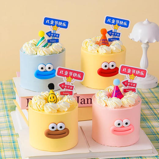 大嘴怪奶油蛋糕 商品图0