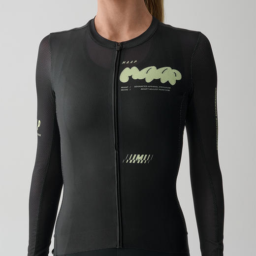 MAAP 女士 Aerate Pro Air LS Jersey 3.0 闪影黑 长袖骑行服 商品图2