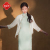 逸红颜云縠2025夏新款超轻盈100%真丝旗袍经典搭配开衫防晒透视衫 商品缩略图0