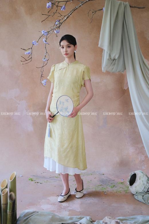 【门店同款】ENJOY夏季云敛-“鸾衿折桂”金盏中式旗袍 162505407 商品图0