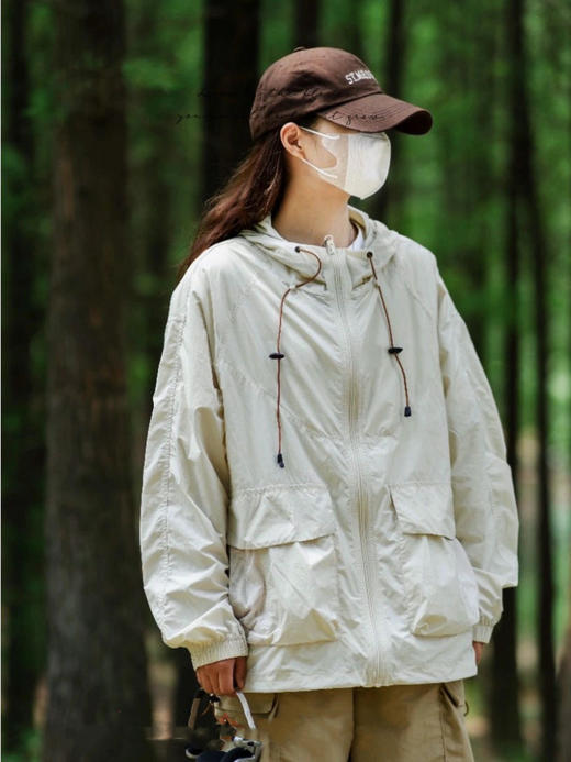 BINLE情侣款仿生蝉翼原纱防晒服皮肤衣 商品图3