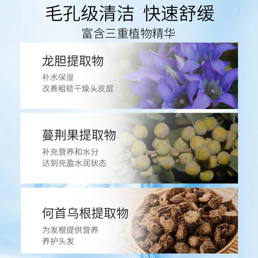 【华熙生物】华熙生物珂岸氨基酸控油净澈洗发水清洁控油，温和无刺激300g/瓶 商品图2
