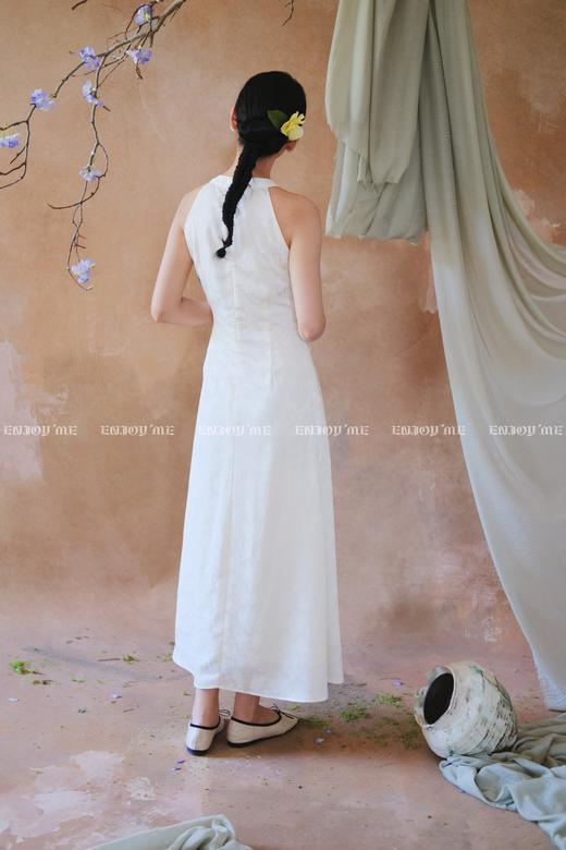 【门店同款】ENJOY夏季“鸾衿折桂”暗纹长裙 162494429 商品图3