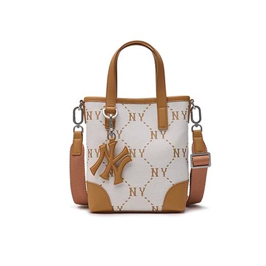 【MLB斜跨手提包】MLB斜跨包男女NY复古老花满标手提拎包运动休闲包 商品图3