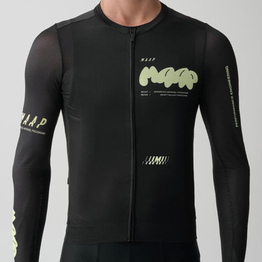 MAAP 男士 Aerate Pro Air LS Jersey 3.0 闪影黑 长袖骑行服 商品图2