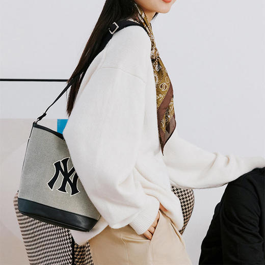 【MLB水桶包】男女情侣水桶包经典挎包时尚休闲百搭夏季 商品图3