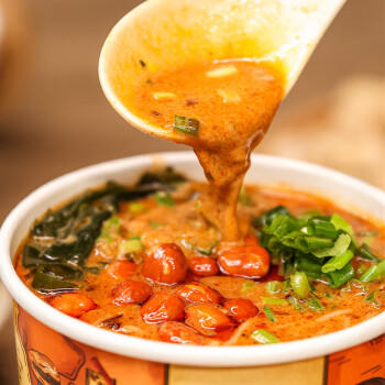 宛禾 免煮麻酱米线方便速食螺蛳粉火锅细米线冲泡125g*1桶 /粮油调味 /方便食品 /特色米粉/米线 商品图3