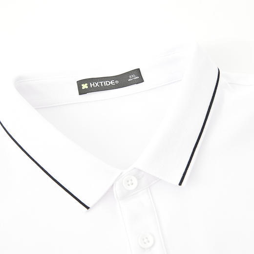 【新品上新】HX 夏季翻领短袖T恤合体Y102520038101/02/03 商品图6