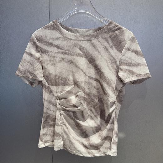 MY流行花色修身小衫50401（白）夏季 152530020321 商品图3