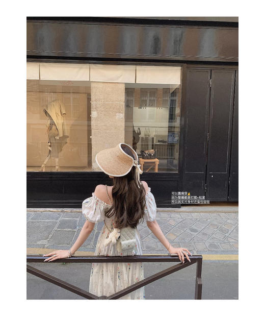 金蘑菇菇 La Marine经典复刻 浪漫蓝铃花/ 透气渡假连衣裙仙女裙 商品图11